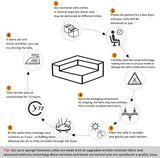 Yoglad 110‘’ Sectional Curved Sofa, Modern Cloud 4-Seater Floor Couch, Minimalist Compression Sofa for Living Room Apartment Studio Office, No Assembly Needed(Chenille, Beige White) Yoglad