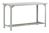 Little Giant WST1-3672-36 Welded Steel Workbench with Open Base, 4000 lb. Load Capacity, 36" Height x 72" Width x 36" Depth Little Giant