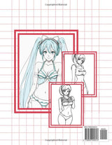 Naughty Anime Fan Service Coloring Book for Adult 18+: Sexy NSFW Adult, Sexy Anime Cosplays Girls Erotic Illustrations WoodArtSupply