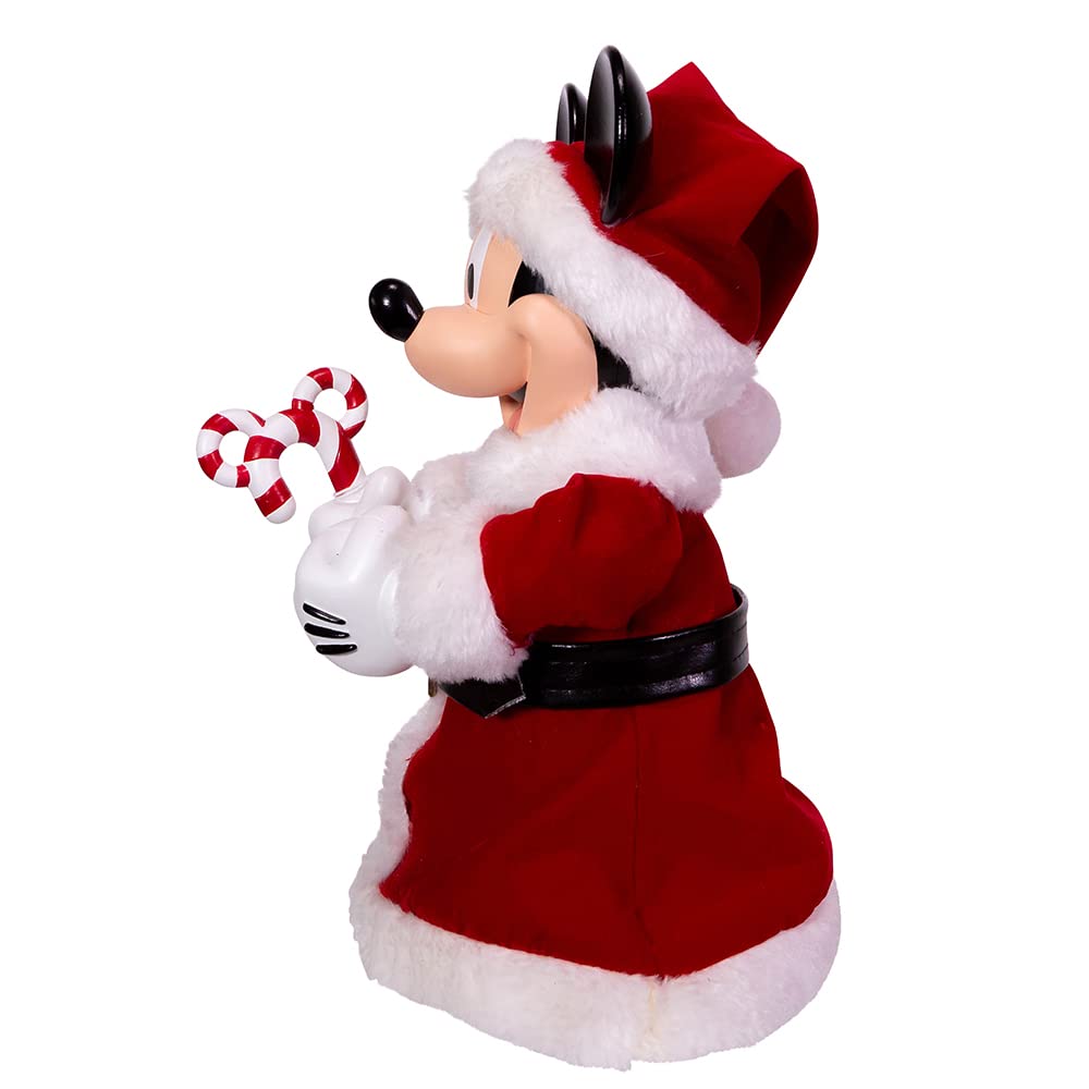Kurt Adler 10-Inch Mickey Mouse Treetop/Tablepiece with Bendable Arms, Red Kurt S. Adler