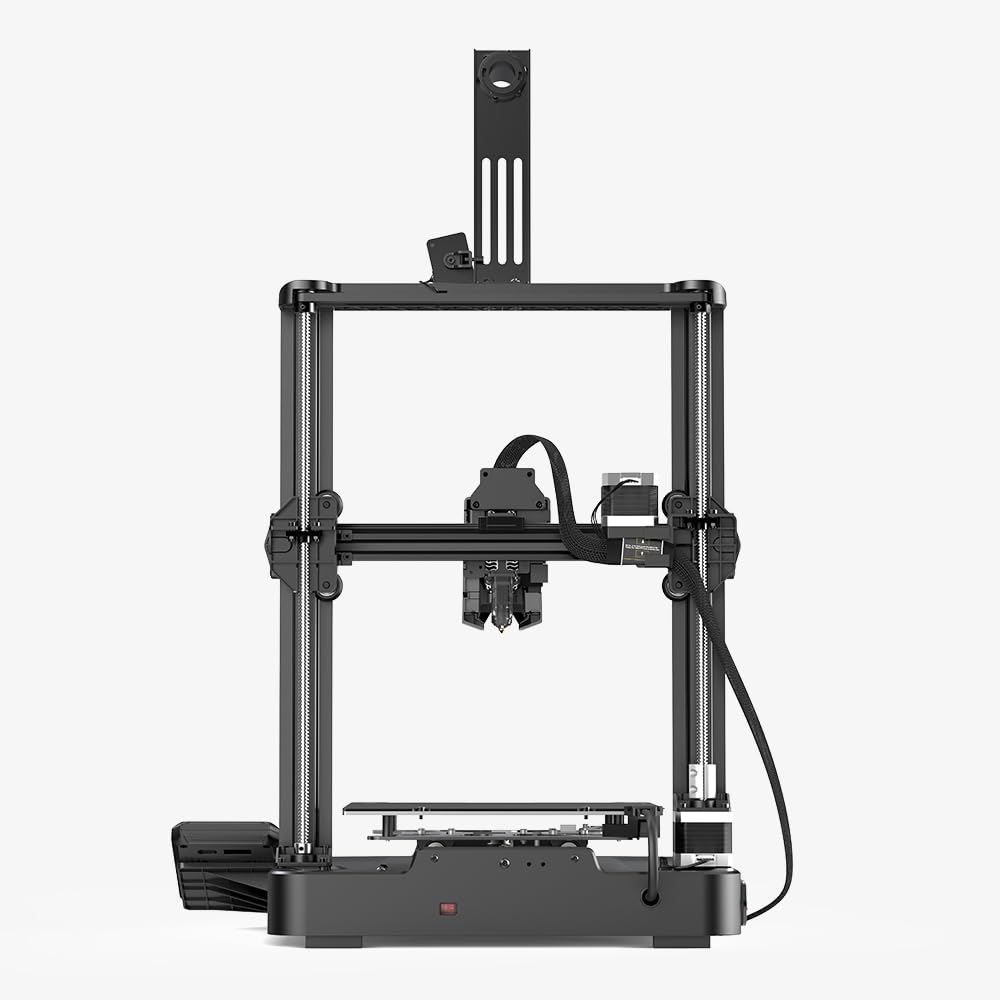 Official Creality Ender 3 V3 KE 3D Printer, 500mm/s Max Printing Speed Upgrade with X-axis Linear Rail Dual Fans Smart Algorithms 60W Ceramic Heater Hotend Print Size 8.66 * 8.66 * 9.44 inch - WoodArtSupply