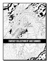 Fantasy Collection: An Adult Coloring Book with 100+ Incredible Coloring Pages of Mermaids, Fairies, Vampires, Dragons, and More! WoodArtSupply
