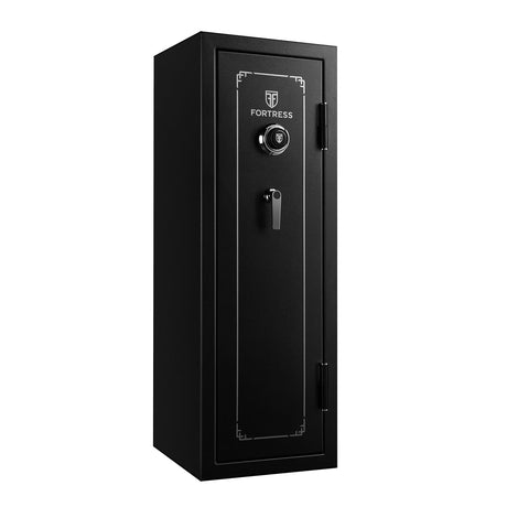 Fortress 14-Gun Fireproof Safe with Combination Lock, Black | 14-Gun with Combination Lock FORTRESS