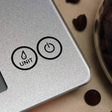 Escali Arti Glass Food Scale Digital Countertop Kitchen, Baking and Cooking Scale with Nutrition and Calorie Counter, 15-Pound Capacity, 9" x 6.5" x .75", Shiny Silver Escali