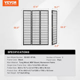 VEVOR Room Divider, 3 Panel Japanese Room Divider, Wood Folding Privacy Screen Indoor, Japanese Partition Dividers Portable Decoration Screens, for Room Separation Home Office Restaurant & Bedroom VEVOR