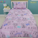 Character World Official Rainbow High Single Duvet Cover Set | Shadow High Dolls Design | Reversible 2 Sided Bedding Including Matching Pillow Case | Single Bed Set Rainbow High