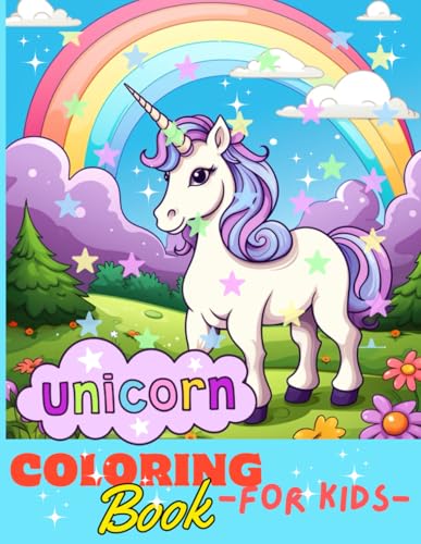 Ultimate Unicorn Coloring Book: 55 Pages of Magical Fun for Kids Ages 3-10 with Magical Themes WoodArtSupply