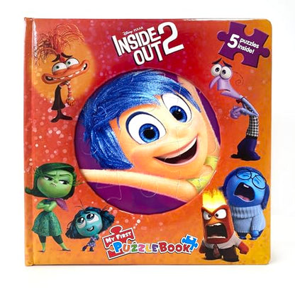 Disney Inside Out 2 My First Puzzle Book - Jigsaw Puzzles for kids, 10-page board book, 5 puzzles to enjoy