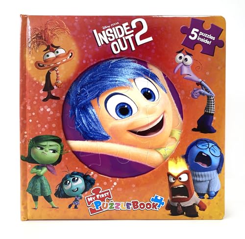 Disney Inside Out 2 My First Puzzle Book - Jigsaw Puzzles for kids, 10-page board book, 5 puzzles to enjoy