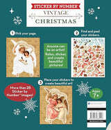 Brain Games - Sticker by Number - Vintage: Christmas WoodArtSupply