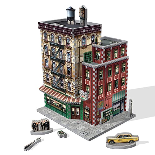 Wrebbit3D Friends Central Perk 3D Puzzle for Teens and Adults | 440 Real Jigsaw Puzzle Pieces | Not Just an Ordinary Model Kit for Adults for All Fans of The Friends TV Series Wrebbit3D