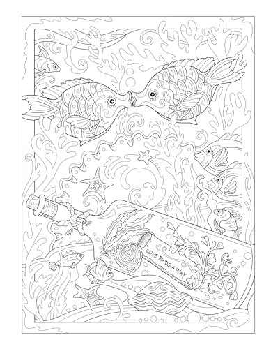 Creative Haven Fanciful Sea Life Coloring Book: Relaxing Illustrations for Adult Colorists (Adult Coloring Books: Sea Life) Dover Publications