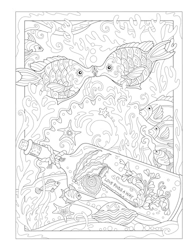 Creative Haven Fanciful Sea Life Coloring Book: Relaxing Illustrations for Adult Colorists (Adult Coloring Books: Sea Life)