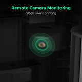 FLASHFORGE Adventurer 5M Pro 3D Pinter, 600mm/s High-Speed with 1 Click Fully Auto Printing Systerm, Quick Detachable 280°C Direct Extruder, Auxiliary Chamber Cooling, Remote Control, 220x220x220mm FLASHFORGE