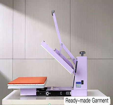 DOPERFE 16x24 Manual Heat Press Machine with Slide-Out Base Rotation Heat Press Shirt Printing Machine for T-Shirts, Pillows, Coasters (Purple, 16x24) DOPERFE