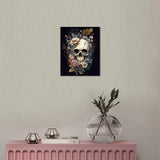 TUMOVO Paint by Numbers Skull with Flowers, Abstract Paint by Number for Adults, Adult Paint by Number Kits on Canvas Drawing Paintwork with Paintbrushes Art Crafts 16"x20"(Frameless) TUMOVO