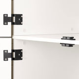 South Shore Farnel 4-Door Storage Cabinet-Pure White, Tall South Shore