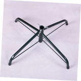 Anneome Christmas Tree Base Rotating Tripod Adjustable Stand Greenery Decor Metal Christmas Tree Stand Christmas Tree Stand for Artificial Trees Christmas Tree Rotating Base Green Fold 30cm Anneome