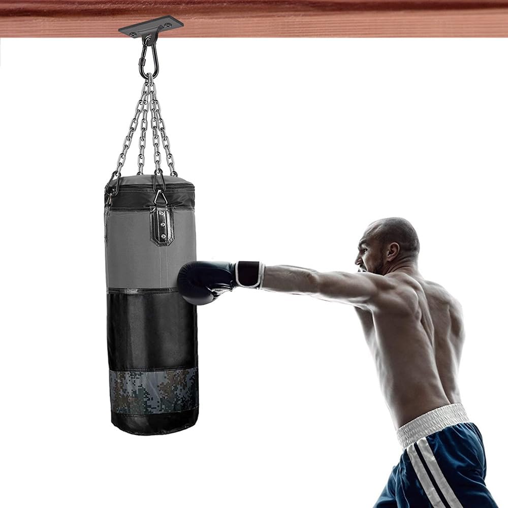 Dolibest Heavy Bag Hangers Brackets, Punching Bag Hangers, Heavy Bag Ceiling Mount with Carabiner for Body Weight Strength Training Systems, Aerial Yoga Swing & Hammock, Resistance Band Dolibest