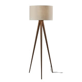 Adesso 6424-15 Director Floor Lamp, Walnut Adesso