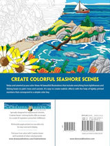 Creative Haven By the Sea Color by Number (Adult Coloring Books: Sea Life) Dover Publications