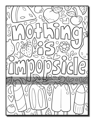 Positive Quotes: An Inspirational Coloring Book for Adults, Teens, and Kids with Positive Affirmations, Motivational Sayings, and More! (Inspirational Coloring Books) WoodArtSupply