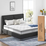 12 Inch Twin Size Mattress, New Hybrid Mattress in a Box, Cooling Gel Memory Foam Twin Bed Matress w/Motion Isolation, CertiPUR-US Certified, Medium Firm, RV Mattresses (12'') Majnesvon