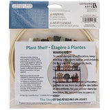 LEISURE ARTS Embroidery Kit 6" Plant Shelf - Embroidery Kit for Beginners and Adults, Cross Stitch Kits with Patterns, DIY Starter Set for Seasonal Craft Projects