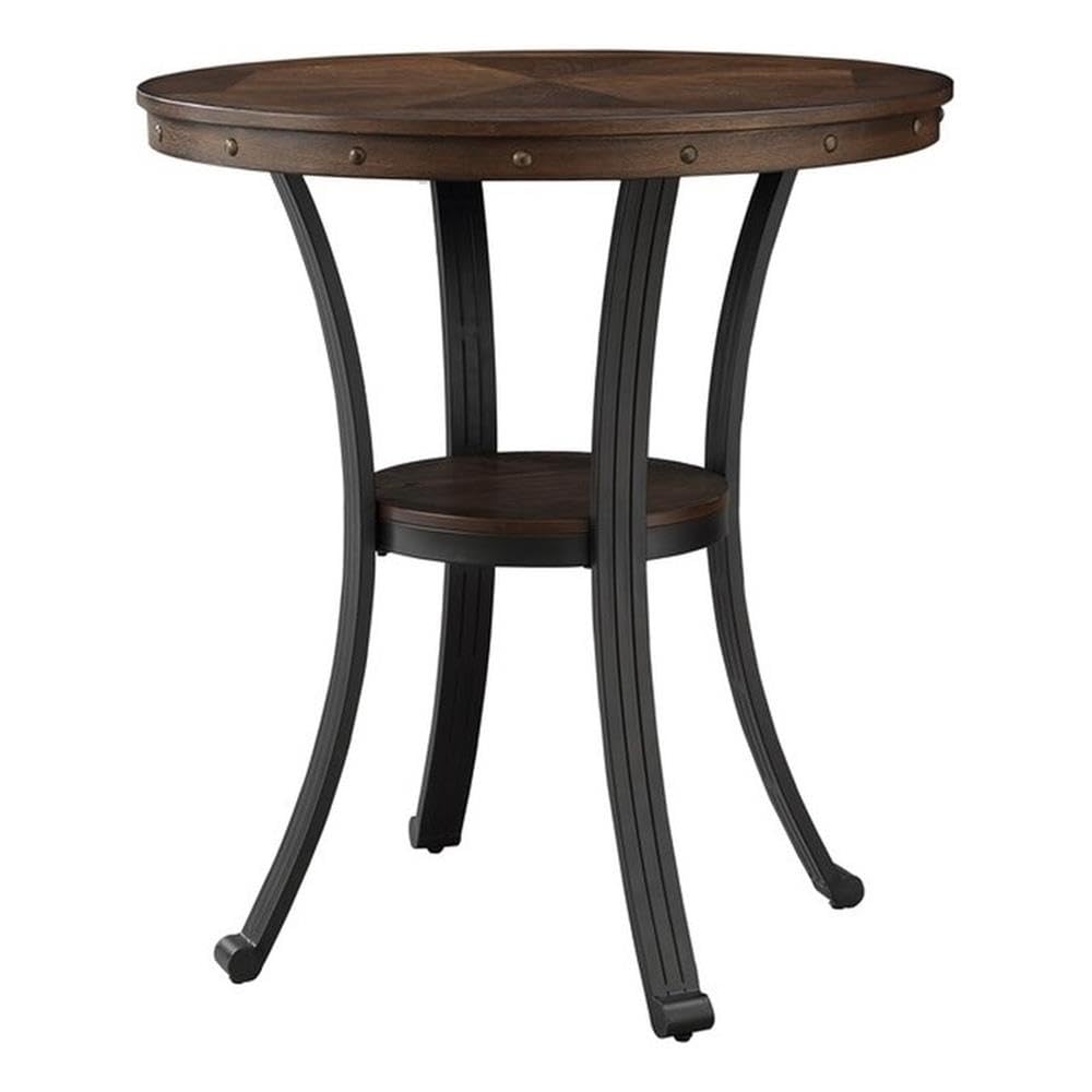 Powell Furniture Franklin Pub Table, Multicolor 36" x 36" x 40" Powell