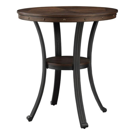 Powell Furniture Franklin Pub Table, Multicolor 36" x 36" x 40" Powell