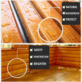 OAIEGSD 32 OZ Pure Tung Oil for Wood Finishing with Wood Brush, Waterproof Wood Sealer Indoor and Outdoor, 100% Pure Natural Tung Oil for Unfinished OAIEGSD