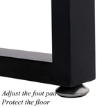 Metal Table Legs 28 Inch 24’’Wide Desk Legs Industrial Table Legs,Metal Legs for Desk,Black Table Legs,DIY Iron Legs(2Pcs) DR.IRON