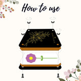 ECOHOME Flower Press Kit for Preserving Plants and Pressed Flowers - Empower Your Creativity with Botanical Art & Craft Supplies to Preserve Cherished Nature Memories ECOHOME