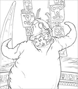 Disney Tim Burton's The Nightmare Before Christmas Glow-in-the-Dark Coloring Book WoodArtSupply