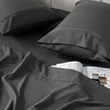 Sanqitara 6 - Piece Bed Sheet Set, 4 Pillowcases + 1 Flat Sheet + 1 Fitted Sheet, Soft & Breathable Bedding for Twin/Full/Queen/King/Cal King (Light Grey, Twin) Sanqitara