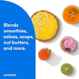 nutribullet SmartSense Blender Combo, 5-speed blender, 1400 Watt Gunmetal Gray NutriBullet