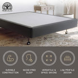 Hercules 8 Inch High Profile Foundation Mattress Box Spring Replacement, Full Hercules