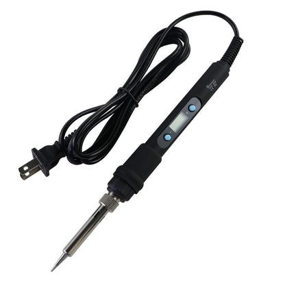 60W Soldering Iron LCD Digital Display Adjustable Temperature Electric Solder Iron 110V Welding Rework Repair With Tips Tin Tools Kit (60W Digital SET-2)