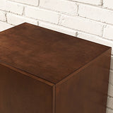 Crosley Furniture Everett Record Player Stand with Storage for Vinyl Records, Mahogany Crosley