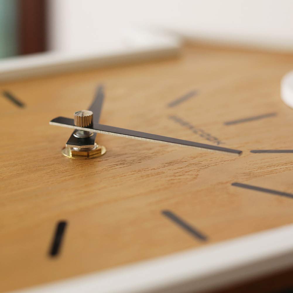 SHISEDECO Modern Cucu Wall Clock with Pendulum and Striking Small Cute Bird, Natural Cuckoo Call, Simple Fashion Wood Creative Unique Home Decoration for Living Room, Kitchen, Office (White) SHISEDECO