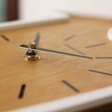 SHISEDECO Modern Cucu Wall Clock with Pendulum and Striking Small Cute Bird, Natural Cuckoo Call, Simple Fashion Wood Creative Unique Home Decoration for Living Room, Kitchen, Office (White) SHISEDECO