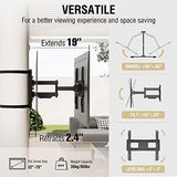 ZeboZap ZZTVA2044 NO Drill Full Motion Outdoor TV Mount | Gazebo TV Mount | Patio TV Mount | Pergola TV Mount | Square Post TV Mount | Stainless Steel Screws | Weatherproof | Holds 80lbs | Black CondoMounts