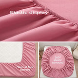 Bedding Twin Size Fitted Sheet Only - Deep Pocket - Fits 15inches Bed Matress Sheet- Bottom Sheet - Soft and Microfiber-Easy Care - Lotus Root Starch rushrushlulu