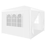 HOTEEL Canopy Tent 10x10, Outdoor Canopy Tent for Parties, Patio Gazebo Shelter with 4 Removable Sidewalls, Waterproof for BBQ, Wedding Events Hoteel