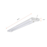 SYLVANIA LED Utility Shop Light Ceiling Fixture with Light and Pull Chain, 250W Equivalent, Efficient 30W, Cool White - 1 Pack (61452) LEDVANCE