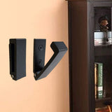 ZEYU Folding Coat Hooks, 5Pcs Wall Hooks for Hanging Coat Towel Hooks Hardware Heavy Duty Aluminum Alloy Headphone Holder No Rust Wall Mounted with Screws for Bags Fitness Equipment ZEYU
