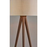 Adesso 6424-15 Director Floor Lamp, Walnut Adesso