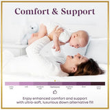 CirclesHome Hotel Collection Twin XL Size Hybrid Mattress Protector & Pad - Extra Padded, Thick, Plush, & Fitted Mattress Topper for Bed - Comfortable Pillow Top Mattress Cover CIRCLESHOME