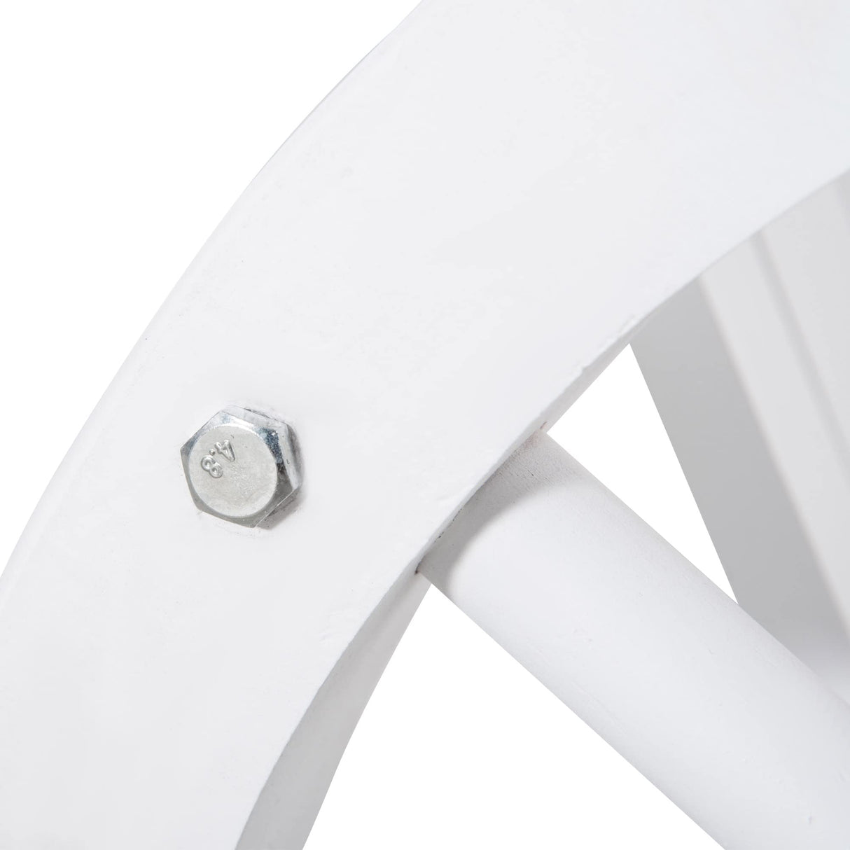 Outsunny White Adirondack Rocking Chair with Wagon Wheel Armrests – Outdoor Comfort for Porch, Garden, and Poolside Outsunny