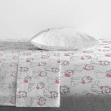 Jay Franco Kids Sheet Set with Fitted, Flat Sheets & Pillow Cover - Ultra-Soft Bedding with Pillowcase for Room Decor, White - Aristocats, 3 Piece Twin Jay Franco